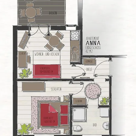 Claras Gartenblick In Schwerin, Naehe Schloss, Hbf & Altstadt, Ruhige Zentrale Lage, Kostenfreie Parkplaetze Appartamento *